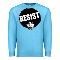 Ocean Blue angela davis speaking Premium Sweatshirt - artisFamous