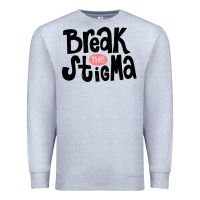 Heather Grey end the stigma merch Premium Sweatshirt - artisFamous