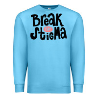Ocean Blue end the stigma merch Premium Sweatshirt - artisFamous