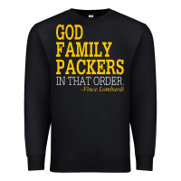 Black god family packers in that order Premium Sweatshirt - artisFamous