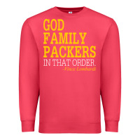 Cardinal god family packers in that order Premium Sweatshirt - artisFamous