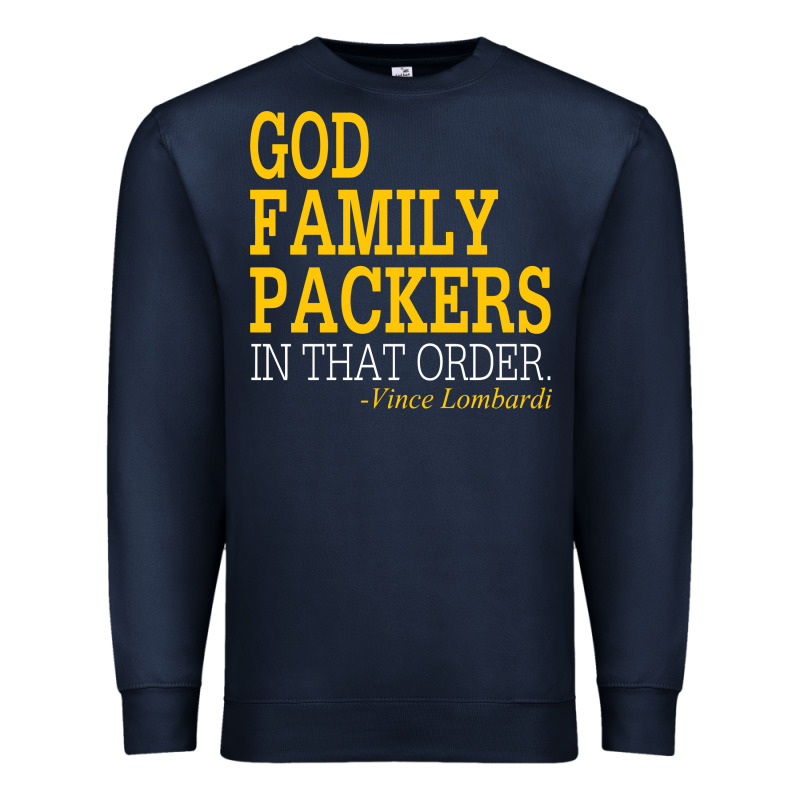 God Family Packers In That Order Premium Sweatshirt by artisFamous | Teevron
