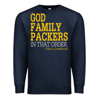Navy god family packers in that order Premium Sweatshirt - artisFamous