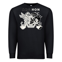Black archon game Premium Sweatshirt - artisFamous