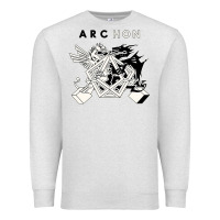 Oatmeal Heather archon game Premium Sweatshirt - artisFamous