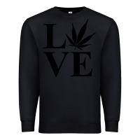Black love weed 420 Premium Sweatshirt - artisFamous