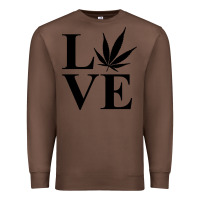Chestnut love weed 420 Premium Sweatshirt - artisFamous