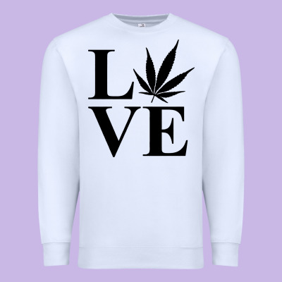 Love Weed 420 Premium Sweatshirt Designed By Artisfamous