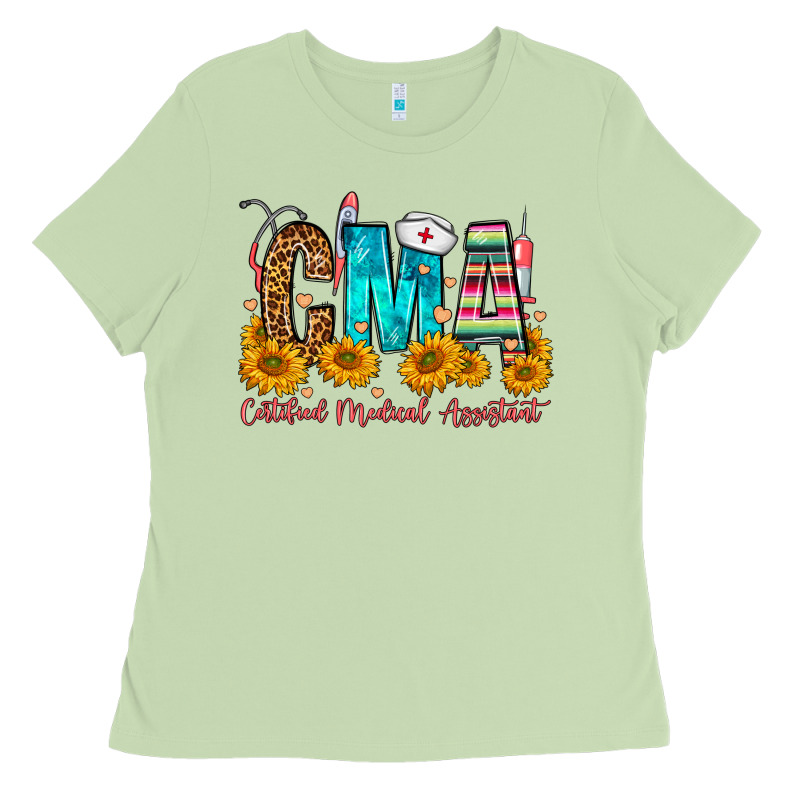 Cma Certified Medical Assistant Ladies Tee by FaDigitalArtStudio | Teevron