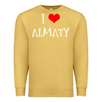 Antique Gold i love almaty city Premium Sweatshirt - artisFamous
