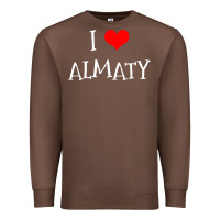 I Love Almaty City Premium Sweatshirt | Teevron
