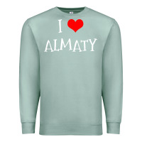 Seafoam i love almaty city Premium Sweatshirt - artisFamous