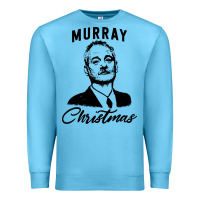 Ocean Blue murray christmas Premium Sweatshirt - artisFamous