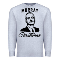 Heather Grey murray christmas Premium Sweatshirt - artisFamous