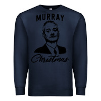 Navy murray christmas Premium Sweatshirt - artisFamous