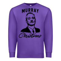 Purple murray christmas Premium Sweatshirt - artisFamous