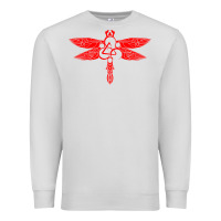 Dove Grey coheed and cambria dragonfly Premium Sweatshirt - artisFamous