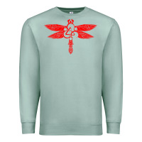 Seafoam coheed and cambria dragonfly Premium Sweatshirt - artisFamous