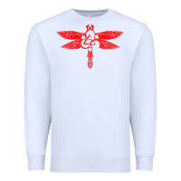 White coheed and cambria dragonfly Premium Sweatshirt - artisFamous