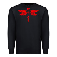 Black coheed and cambria dragonfly Premium Sweatshirt - artisFamous