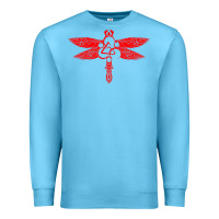 Ocean Blue coheed and cambria dragonfly Premium Sweatshirt - artisFamous
