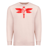 Pale Pink coheed and cambria dragonfly Premium Sweatshirt - artisFamous