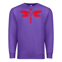 Purple coheed and cambria dragonfly Premium Sweatshirt - artisFamous