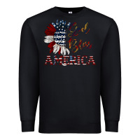 Black god bless america Premium Sweatshirt - JahusDesignShop