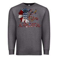 Charcoal Heather god bless america Premium Sweatshirt - JahusDesignShop