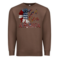 Chestnut god bless america Premium Sweatshirt - JahusDesignShop