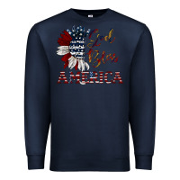 Navy god bless america Premium Sweatshirt - JahusDesignShop