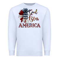 White god bless america Premium Sweatshirt - JahusDesignShop