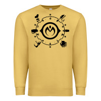 Antique Gold jojo   morioh stands Premium Sweatshirt - artisFamous