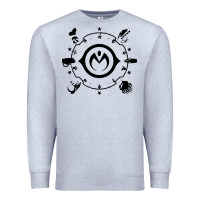 Heather Grey jojo   morioh stands Premium Sweatshirt - artisFamous