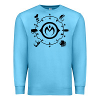 Ocean Blue jojo   morioh stands Premium Sweatshirt - artisFamous