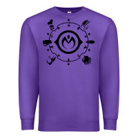 Purple jojo   morioh stands Premium Sweatshirt - artisFamous
