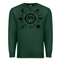 Sports Green jojo   morioh stands Premium Sweatshirt - artisFamous