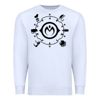 White jojo   morioh stands Premium Sweatshirt - artisFamous