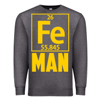Charcoal Heather fe man funny superhero for halloween Premium Sweatshirt - artisFamous