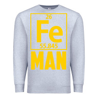 Heather Grey fe man funny superhero for halloween Premium Sweatshirt - artisFamous