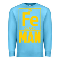 Ocean Blue fe man funny superhero for halloween Premium Sweatshirt - artisFamous