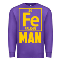 Purple fe man funny superhero for halloween Premium Sweatshirt - artisFamous