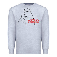 Heather Grey best studio ghibli Premium Sweatshirt - artisFamous