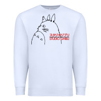 White best studio ghibli Premium Sweatshirt - artisFamous