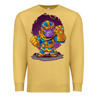 Antique Gold cartoons super hero Strong Hands Premium Sweatshirt - artisFamous