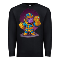 Black cartoons super hero Strong Hands Premium Sweatshirt - artisFamous
