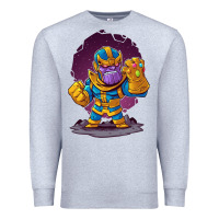 Heather Grey cartoons super hero Strong Hands Premium Sweatshirt - artisFamous