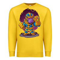 Lemon cartoons super hero Strong Hands Premium Sweatshirt - artisFamous