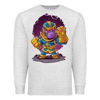 Oatmeal Heather cartoons super hero Strong Hands Premium Sweatshirt - artisFamous