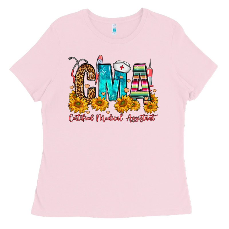 Cma Certified Medical Assistant Ladies Tee by FaDigitalArtStudio | Teevron